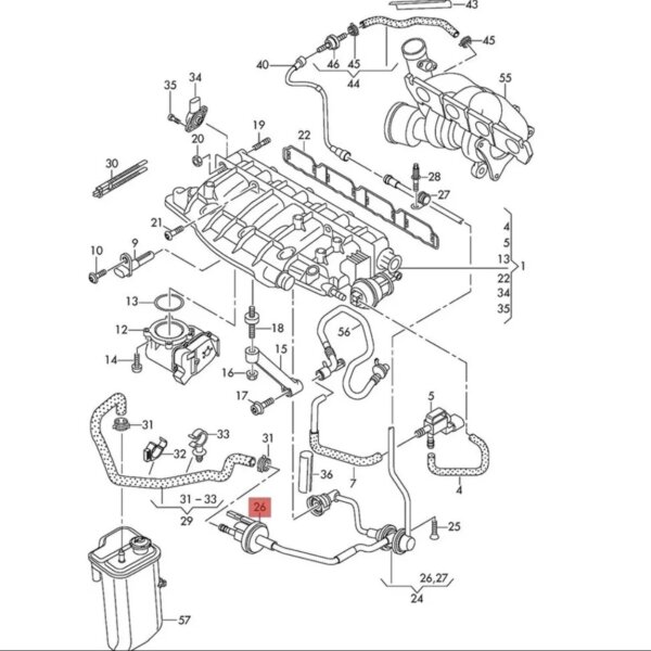 06H906517H - Βαλβίδα εξαερισμού ρεζερβουάρ για VW Group - Image 6