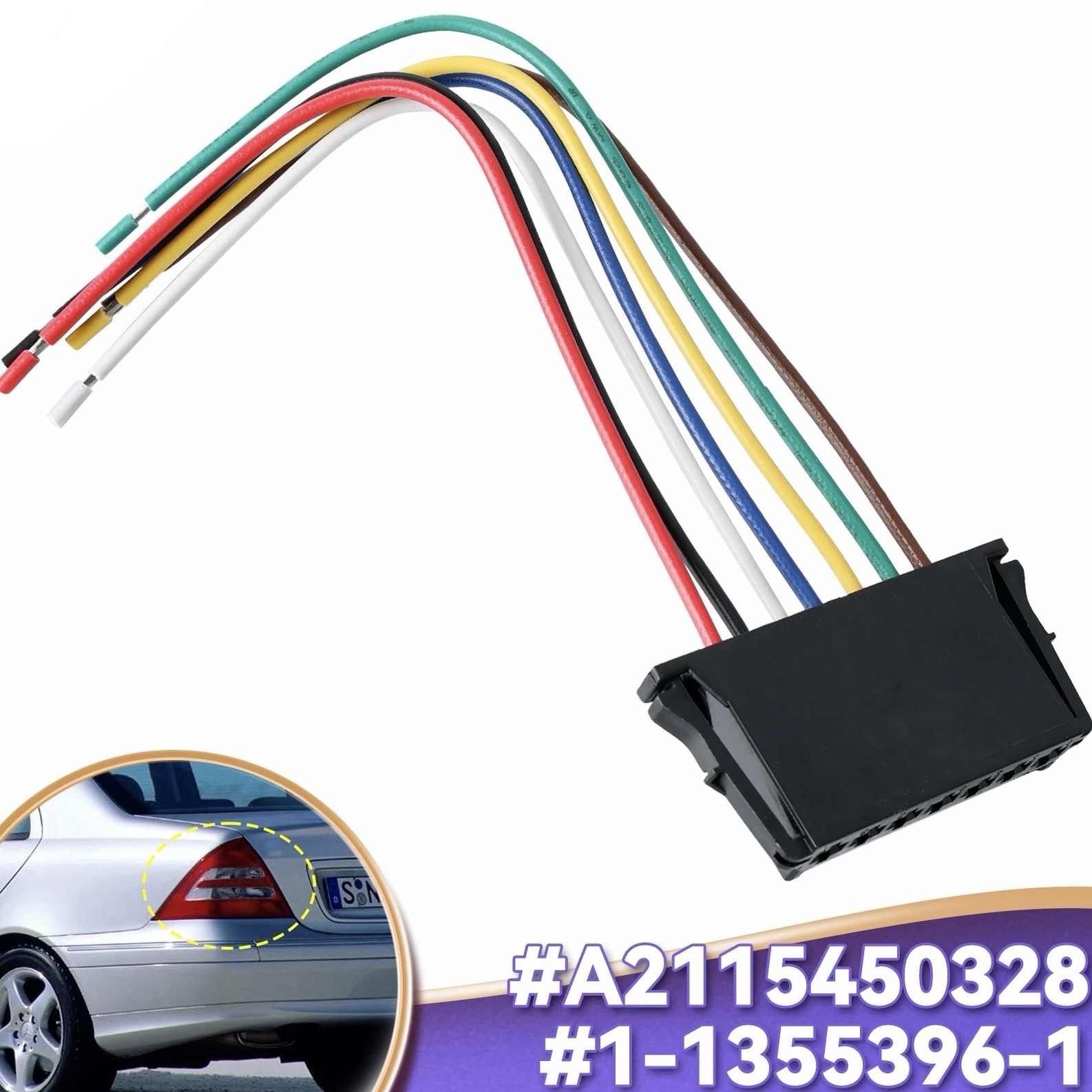 Φύσα πίσω φαναριού Merdedes A2115450328 OEM connector